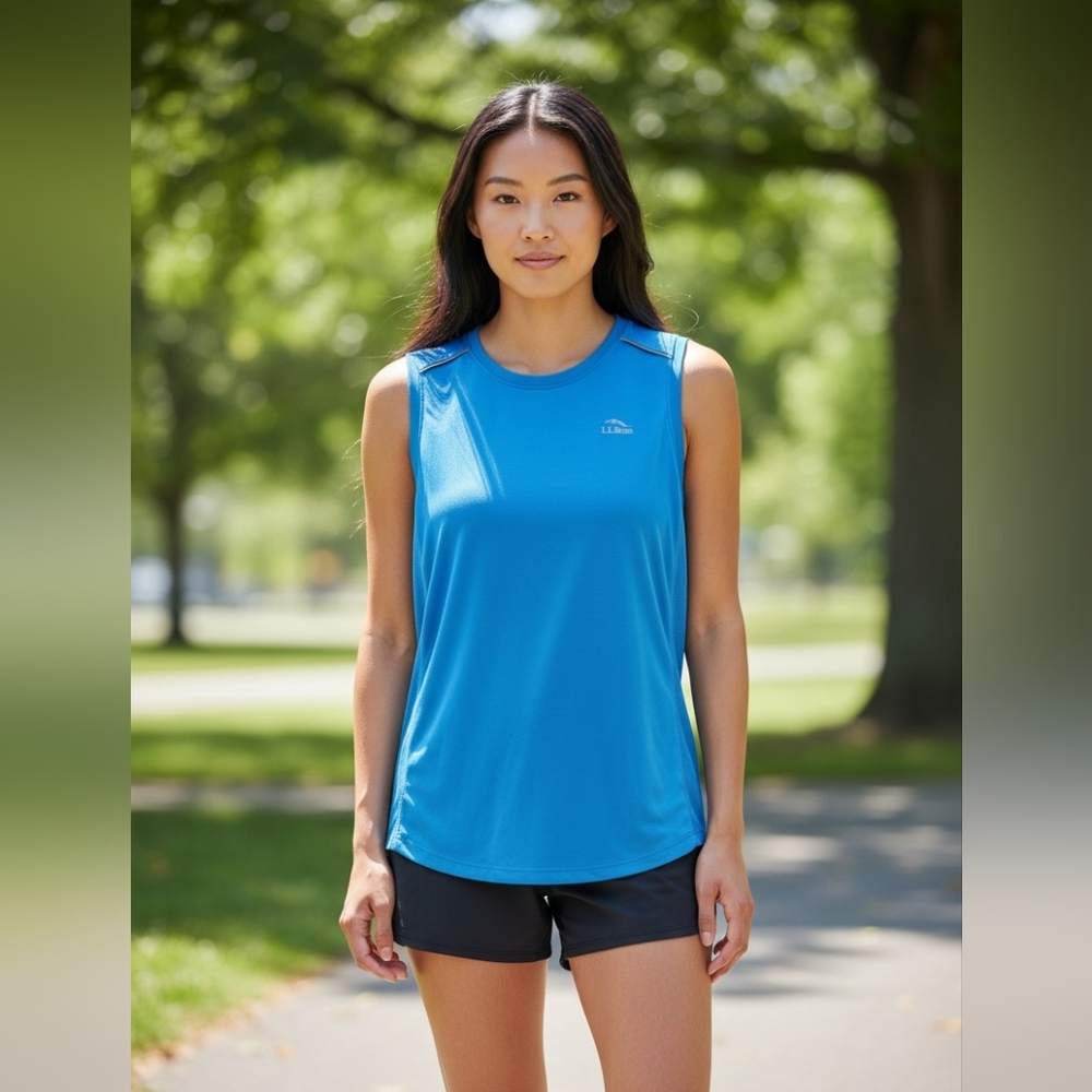 L.L. Bean Sky Blue Athletic Tank